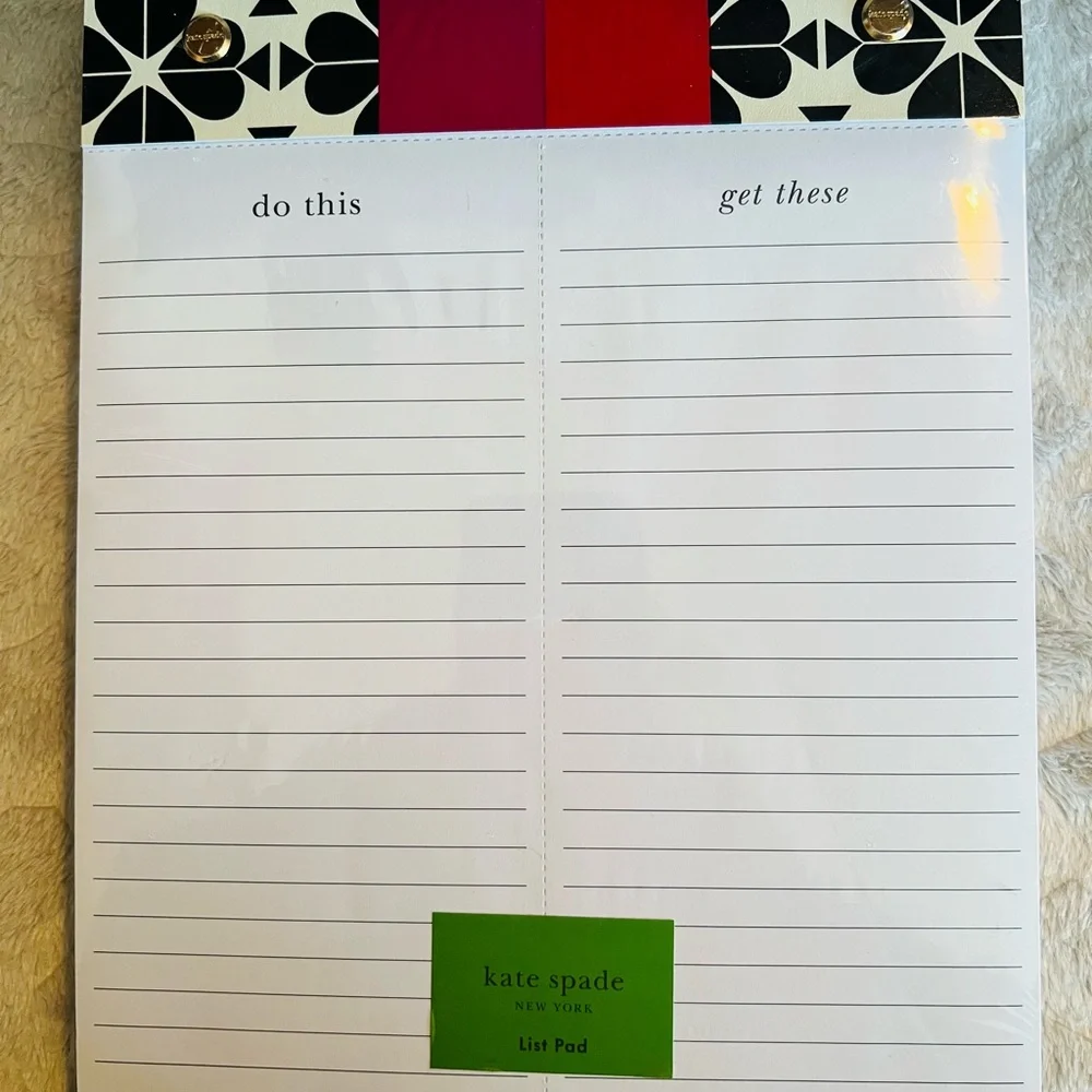 kate spade Black and White Office Planner